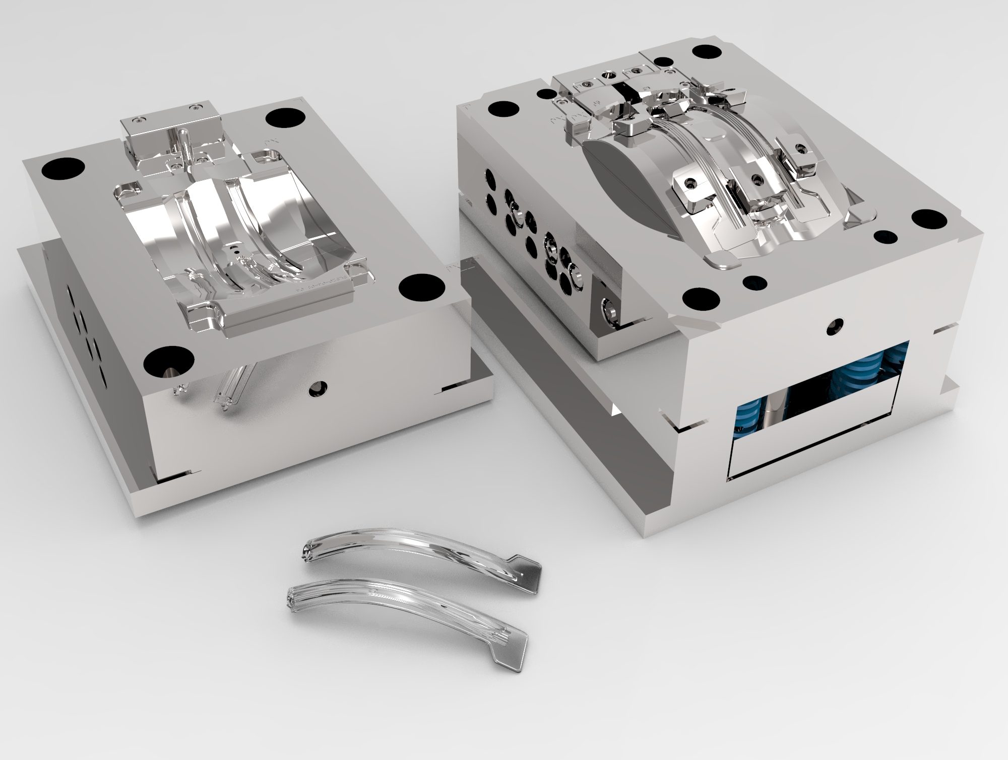 中山塑膠模具-旭錦注塑模具汽車燈罩 中山塑膠模具-旭錦注塑模具汽車燈罩