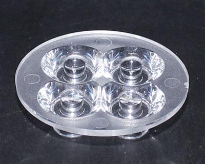 大功率led透鏡,連體天花燈透鏡.XJ-44-4合1光面 大功率led透鏡,連體天花燈透鏡.XJ-44-4合1光面